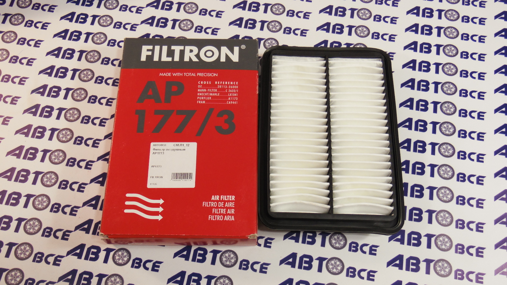 Фильтр воздушный AP1773 FILTRON